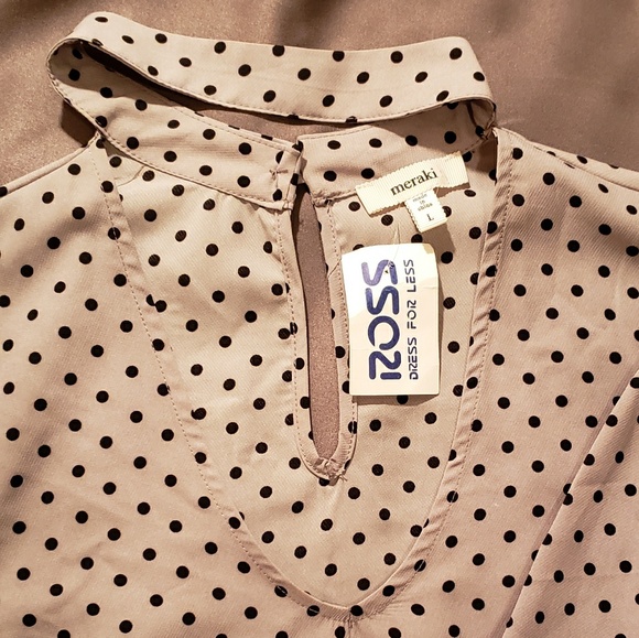 Meraki Polka Dot Blouse - Picture 3 of 4